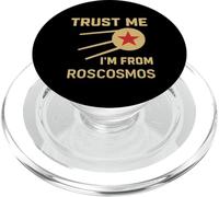 Trust Me I'm From Roscosmos URSS Space Soviet Cosmos Lover PopSockets PopGrip pour MagSafe