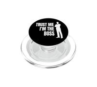 Trust Me I'm The Boss Manager Directeur De Division Chef PopSockets PopGrip pour MagSafe