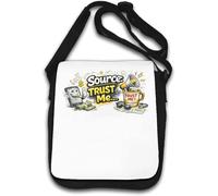 Trust Me Source With Money And Megaphone Sac à bandoulière Blanc