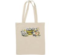 Trust Me Source With Money And Megaphone Sac fourre-tout en coton naturel Blanc