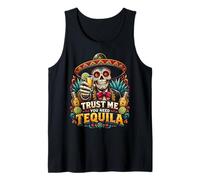 Trust Me You Need Tequila Squelette drôle Boire Débardeur