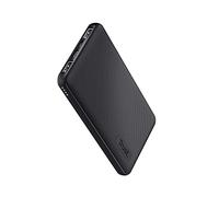 Trust Mobile Primo Batterie Externe Rapide 10000mAh, Power Bank Ultra Mince USB-C 3A, 3 Entrées, Chargeur iPhone, iPad, Apple, Samsung, Xiaomi, Huawei, Airpods, Téléphone Portable, Tablette, Noir