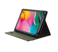 Trust Mobile Primo Housse de Tablette 10 Pouces, Matériaux Recyclés, Étui de Protection Universel avec Support Fonction - Vert