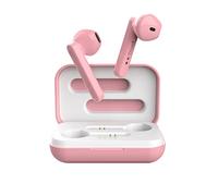 Trust Mobile Primo Touch Écouteurs Bluetooth sans Fil avec Coque de Charge, True Wireless, Micro Intégré, Jusqu'à 10h d'utilisation, pour Android, Chrome OS, iOS, MacOS, Windows, Rose