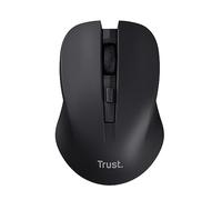 Trust Mydo Souris sans Fil Silencieuse, 82% Plastiques Recyclés 1000-1800 DPI, Récepteur USB Stockable, RF 2.4GHz, pour Gauchers et Droitiers, Mouse pour PC, Ordinateur Portable, Mac - Noir