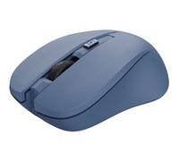 Trust Mydo Souris sans Fil Silencieux, 82 % de Plastiques Recyclés, 2,4 GHz, 1000-1800 PPP, pour Droitiers et Gauchers - Bleu G