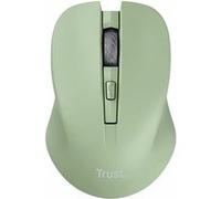 Trust Mydo - Souris - silencieuse - droitiers et gauchers - optique - 4 boutons - sans fil - 2.4 GHz - récepteur sans fil USB - vert G