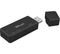 Trust Lecteur de carte Nanga – USB 3.2 5 Gbit/s – Compatible SD, microSD, M2 pour PC/Mac