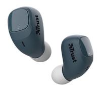 Trust Nika Compact Casque True Wireless Stereo (TWS) Ecouteurs Appels/Musique Bluetooth Bleu