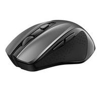Trust Nito Souris sans Fil avec Repose-Pouce, Souris Ergonomique, 6 Boutons, 800-2200 DPI, Microrécepteur USB, Batterie Incluse, Wireless Mouse PC Mac Macbook Ordinateur Portable Chromebook, Noir