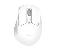 Trust Souris sans fil Niven 26022 – Bluetooth & 2,4 GHz, silencieuse, 800–3200 DPI, blanche