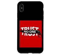 Trust No One Graphic Tees - Cool Motivational Graphic Quotes Coque pour iPhone XS Max