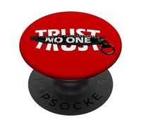 Trust No One Graphic Tees - Cool Motivational Graphic Quotes PopSockets PopGrip Adhésif