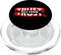 Trust No One Graphic Tees - Cool Motivational Graphic Quotes PopSockets PopGrip pour MagSafe