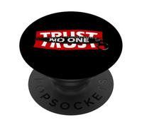 Trust No One Graphic Tees - Cool Motivational Quotes Graphic PopSockets PopGrip Adhésif