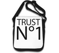 Trust No One Sac à bandoulière avec logo Noir