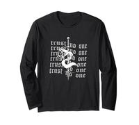 Trust No One Snake - Aesthetic Edgy Streetwear Manche Longue