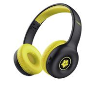 Trust Nouna Casque Bluetooth sans Fil pour Enfant 4-10 Ans avec Limite de Volume (85dB) Casque Micro Pliable avec Autocollants, 15h d'Autonomie, Headphones pour Switch, Tablette, Musique, Noir