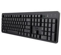 Trust Clavier sans fil ODY II – Silencieux AZERTY, résistant aux éclaboussures – Noir