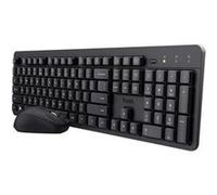 Trust Clavier Ody II 25019 - Kit clavier et souris inclus - QWERTY italien - Noir