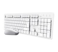 Trust Clavier et souris sans fil Ody II AZERTY Français Silencieux Touches plates Récepteur USB