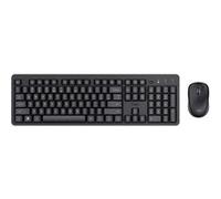 Trust Ody II - Ensemble clavier et souris - silencieux - sans fil - AZERTY - Belge - noir Noir G
