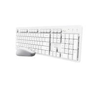 Trust ODY II WL KEYBOARD & MOUSE sans fil, USB Kit souris + clavier blanc