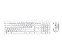 Trust Clavier et souris sans fil Ody II AZERTY Français Silencieux Touches plates Récepteur USB