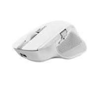 Trust Oza Souris sans Fil Bluetooth + 2.4GHz Multi-appareils, Blanc | Molette Latérale, 60% de Plastiques Recyclés, Souris Bluetooth Silencieuse Rechargeable pour PC Ordinateur Portable Mac