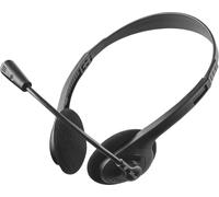 Trust Primo Chat Micro-casque supra-auriculaire filaire Stereo noir volume réglable ordinateur