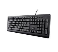 Trust Primo clavier Bureau USB AZERTY Français Noir