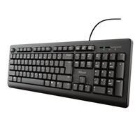 Trust Primo clavier Bureau USB AZERTY Français Noir