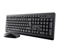 Trust Clavier et souris sans fil Primo Noir monochrome QWERTY US
