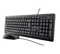 Trust Primo clavier Souris incluse Universel USB QWERTY Anglais américain Noir