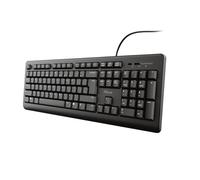 Trust Primo clavier Universel USB Allemand Noir