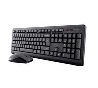 Trust Primo - Ensemble clavier et souris sans fil (Noir)
