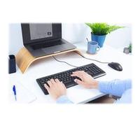 Trust Clavier et souris Primo Ensemble USB AZERTY Belge Noir