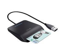 Trust Primo lecteur de cartes à puce Intérieure USB CardBus+USB 2.0 Noir