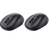 Trust Primo Souris Bluetooth, Souris sans Fil pour Ordinateur Portable, 1000-1600 DPI, pour Gauchers et Droitiers, Batteries Incluses, Mouse Compacte pour PC, Ordinateur, Mac, Android - Noir