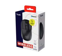 Trust Primo Souris Bluetooth, Souris sans Fil pour Ordinateur Portable, 1000-1600 DPI, pour Gauchers et Droitiers - Noir