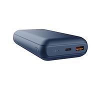 Trust Redoh Batterie Externe 20000mAh Charge Rapide 20W, PD 18W USB-C, QC 3.0 USB, 50% Plastiques Recyclés, Câble Inclus, Power Bank Chargeur iPhone, iPad, Samsung, Xiaomi, Tablette - Bleu
