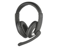 Trust 21662 écouteur/casque Avec fil Arceau Appels/Musique Noir
