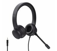 Trust Roha II Casque Filaire Léger on Ear 3.5mm avec Micro, Noir