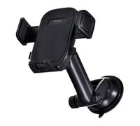 Trust Support téléphone Runo – Monture pare-brise 55–100 mm pince caoutchouc déblocage rapide Noir
