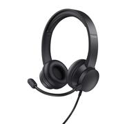 Trust Rydo Casque Avec fil Arceau Appels/Musique USB Type-A Noir