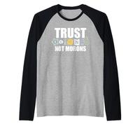 Trust Science Not Morons Meme Funny STEM Manche Raglan