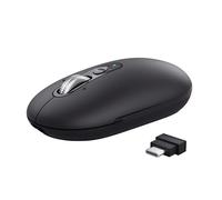 Trust Souris sans fil Seron – Bluetooth + 2.4 GHz, molette ultra-rapide, boutons silencieux – Noir