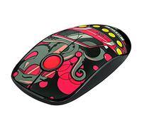 Trust Sketch Souris sans Fil Silencieuse, 1600 dpi - Rouge