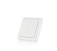 Trust Smart Home AWST-8802 Interrupteur mural à double allumage sans fil Blanc