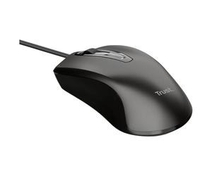 Trust Souris Basic Optique 4 Boutons 1200 dpi USB 2.0 Couleur Noire